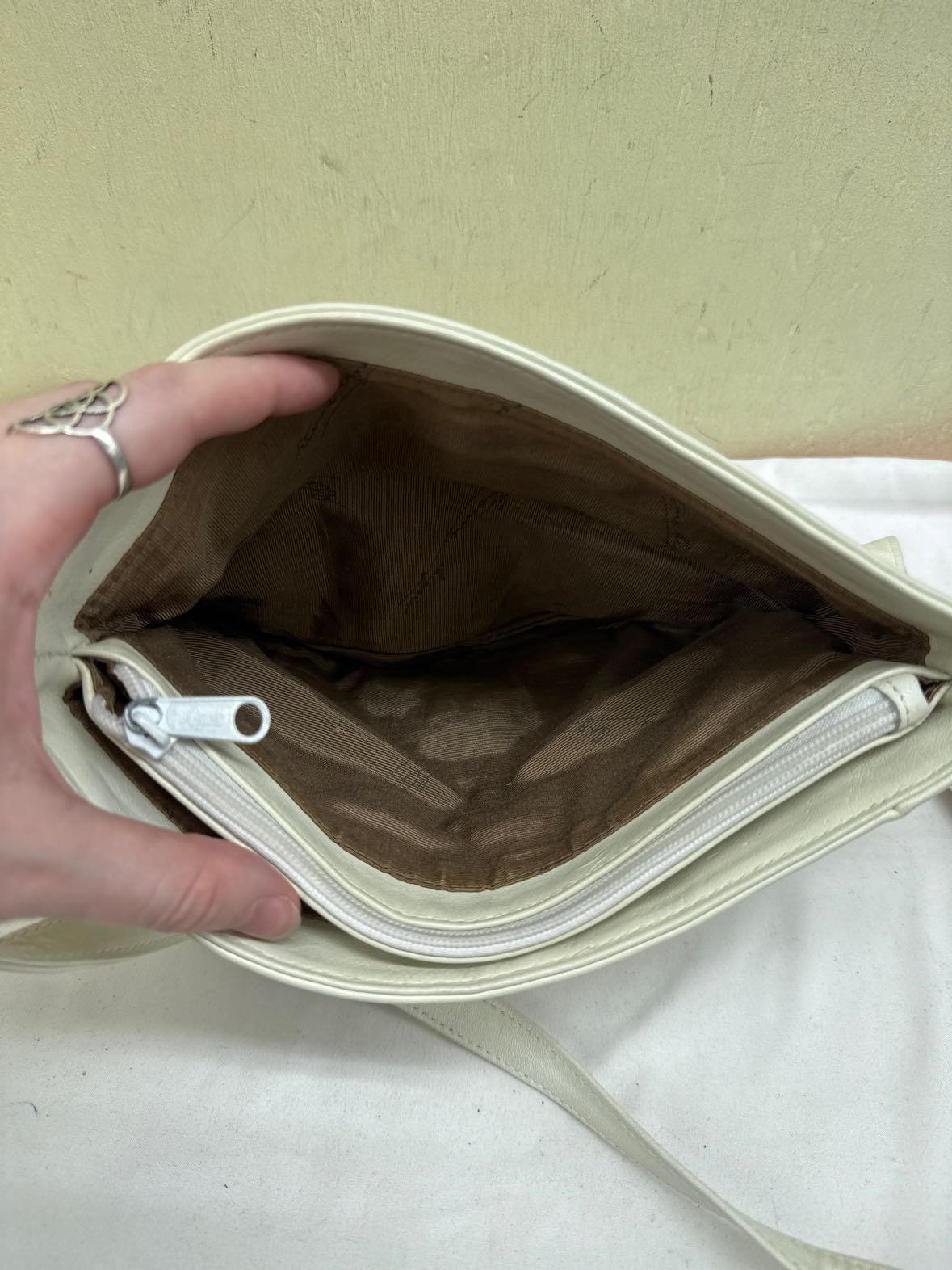 Etienne Aigner White Purse Bag