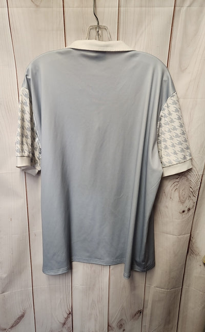 Harddaddy Men's Size XL Blue & White Shirt