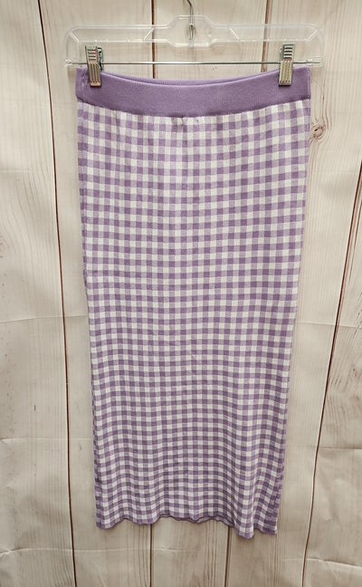 Princess Polly Women's Size Small/Medium Purple Checkered Skirt