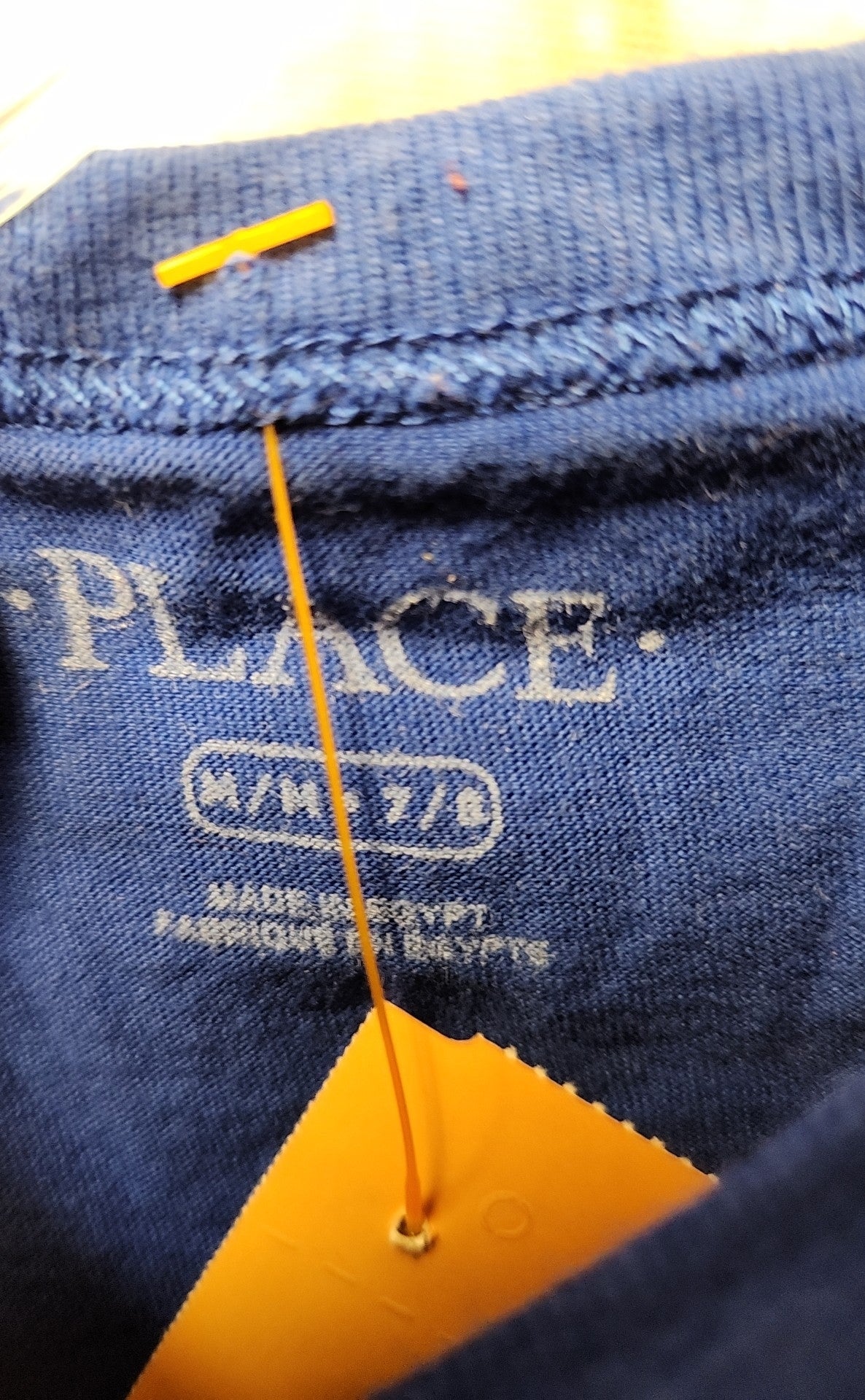 Place Boy's Size 7/8 Blue Shirt
