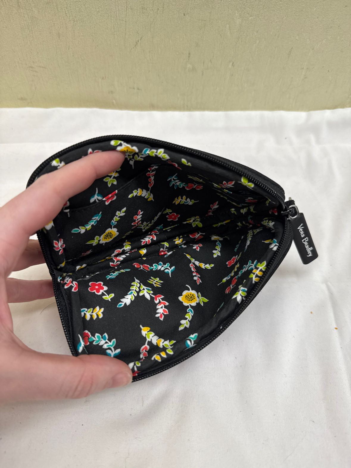 Vera Bradley Black Wristlet