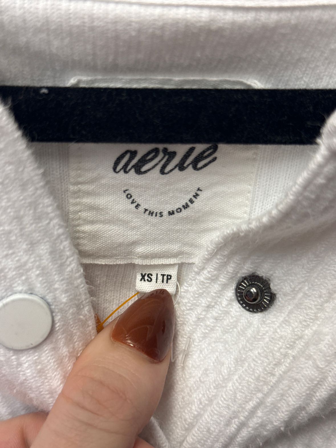 Aerie Women's Size XS White Sweatshirt