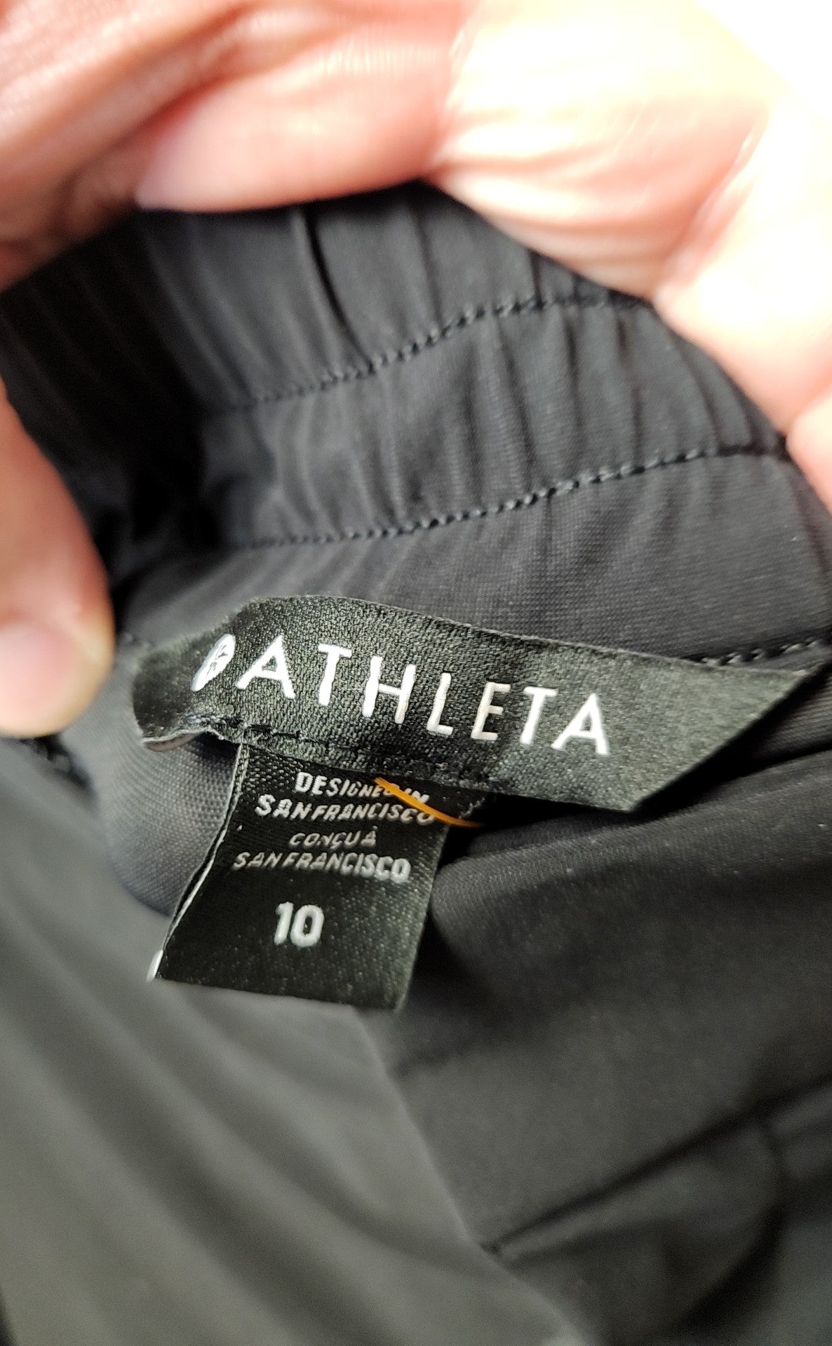 NWT Athleta Women's Size 10 Black Pants