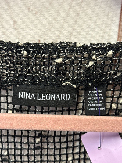Nina Leonard Women's Size S Black Cardigan