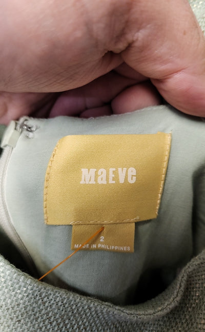 Maeve Anthropologie Women's Size 2 Green Dress