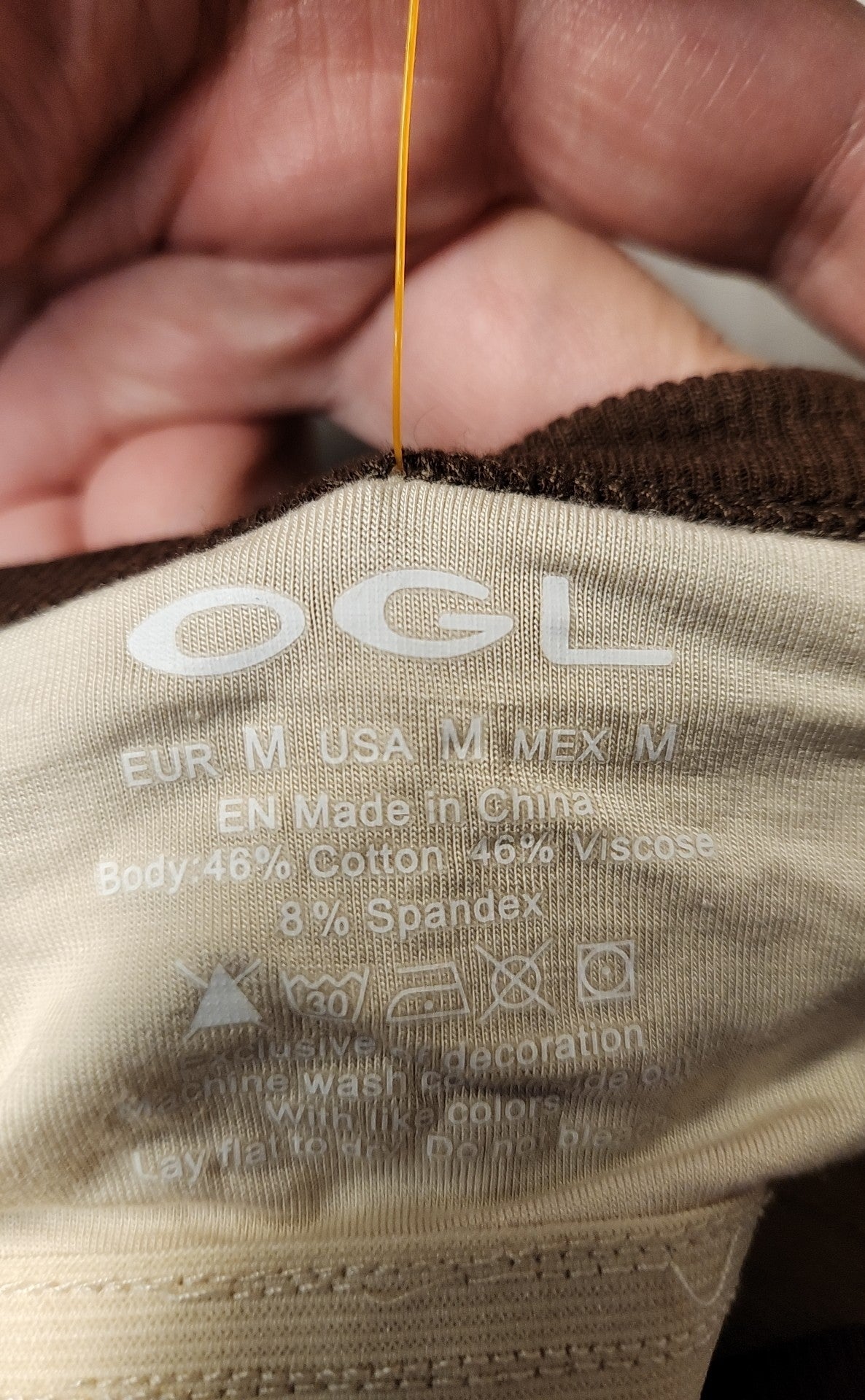 OGL Women's Size M Brown Active Top