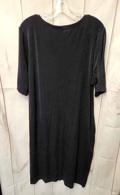 Chico's Women's Size 4 = US XXL Black Dress