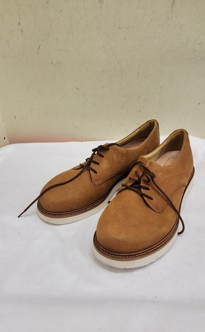 Hubbard Men's Size 10-1/2 Brown Leather Shoes