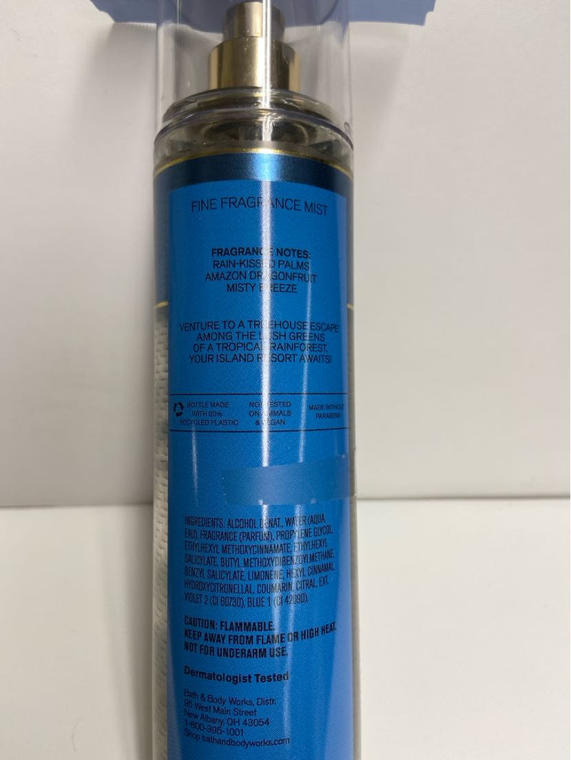 Bath & Body Works Fresh Jungle Rain Fine Fragrance Mist 8fl oz Perfume