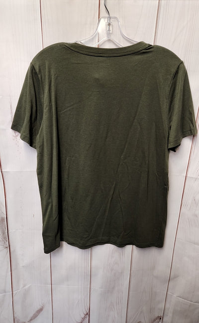 Michael Kors Women's Size M Green Short Sleeve Top