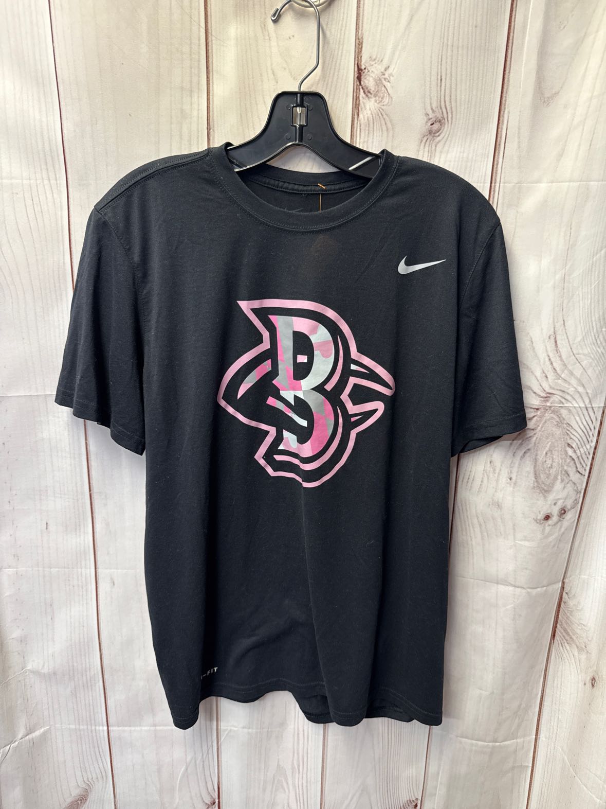 Nike Women's Size M Black Short Sleeve Top