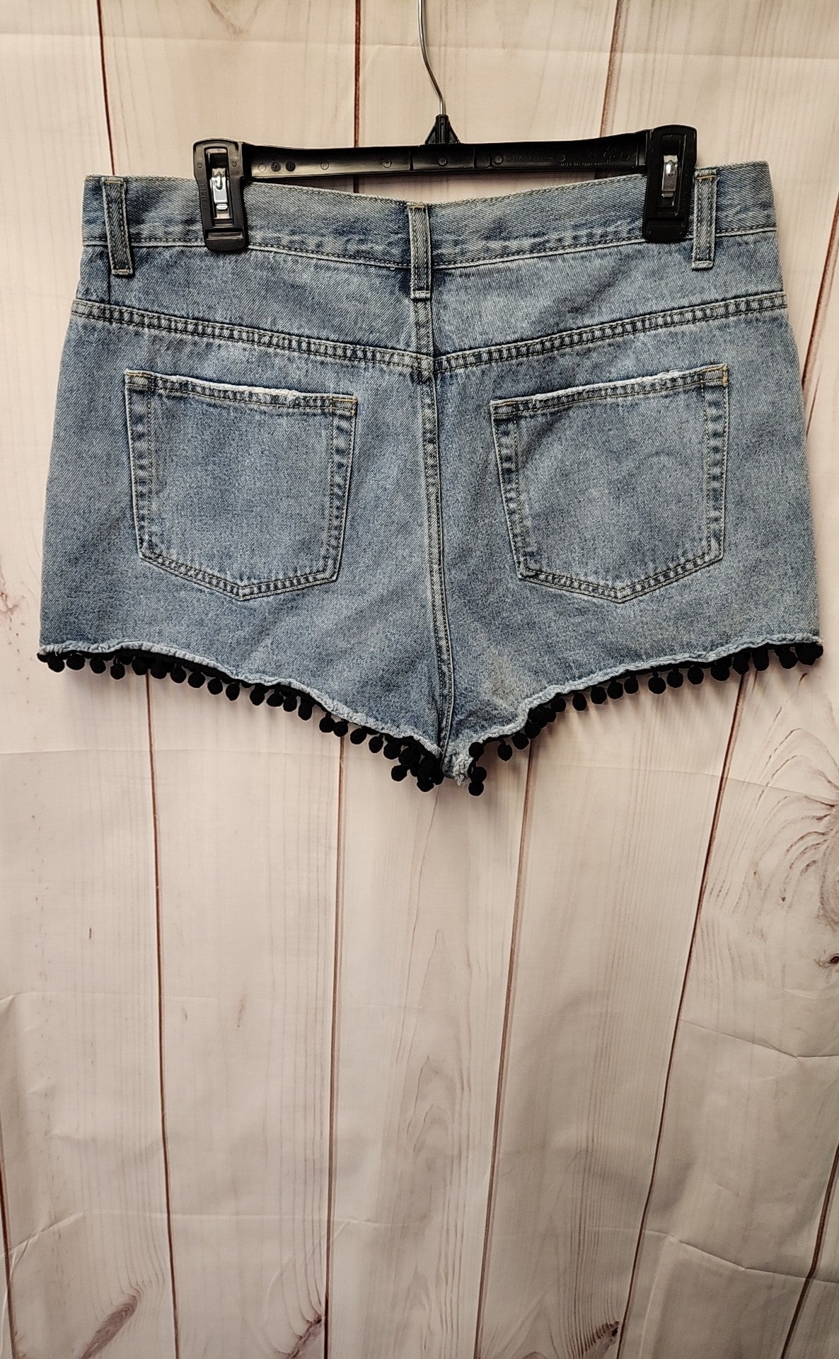 NWT Denim & Co Women's Size 12 Blue Shorts High Waist