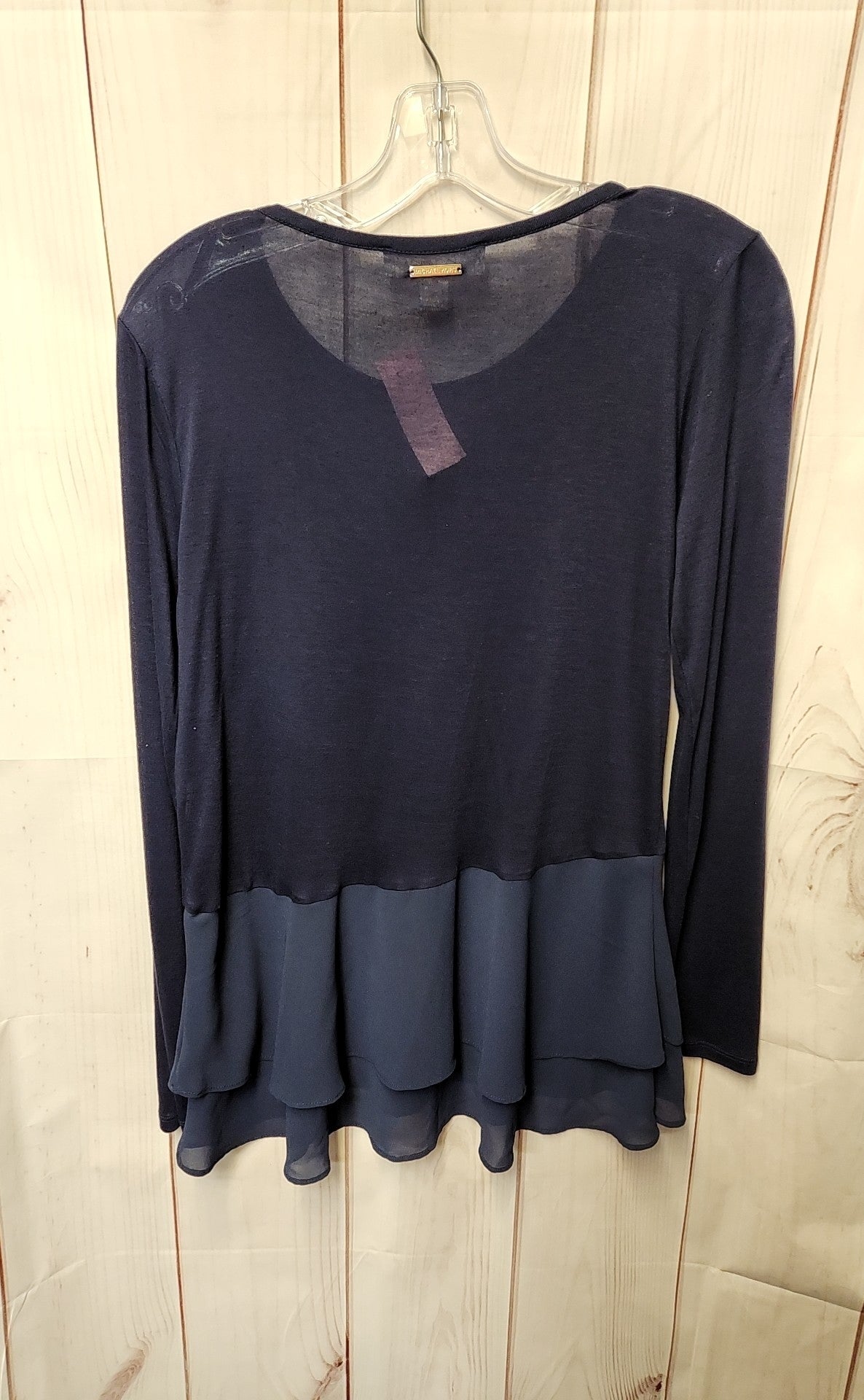 Michael Kors Women's Size M Navy Long Sleeve Top