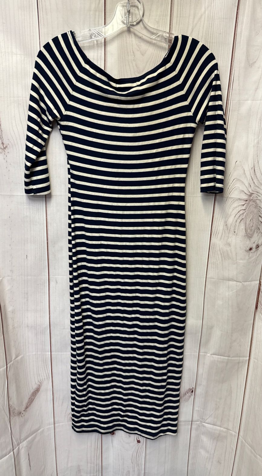Monteau Women's Size S Navy & White Dress