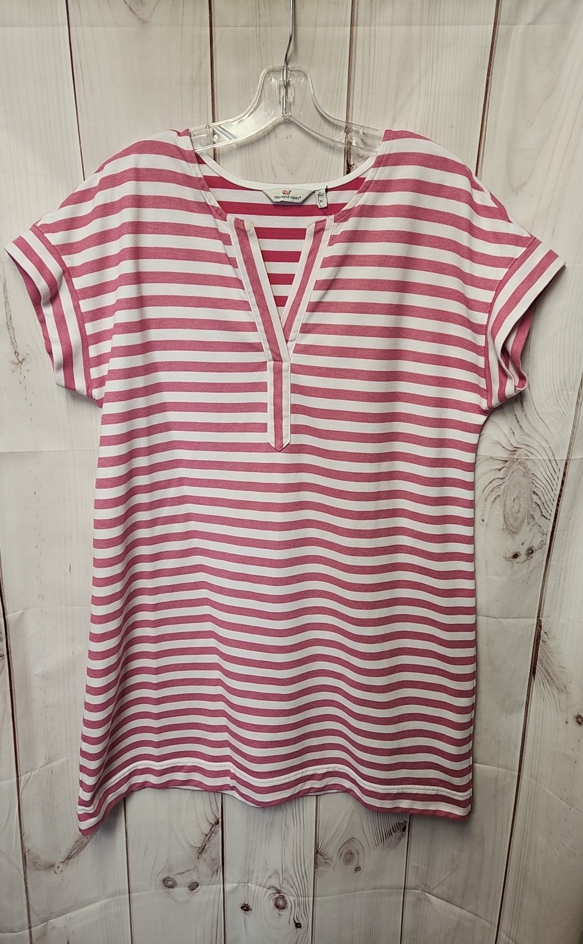 Vineyard Vines Women's Size XL White & Pink Dress