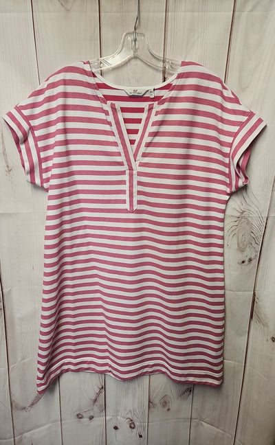 Vineyard Vines Women's Size XL White & Pink Dress