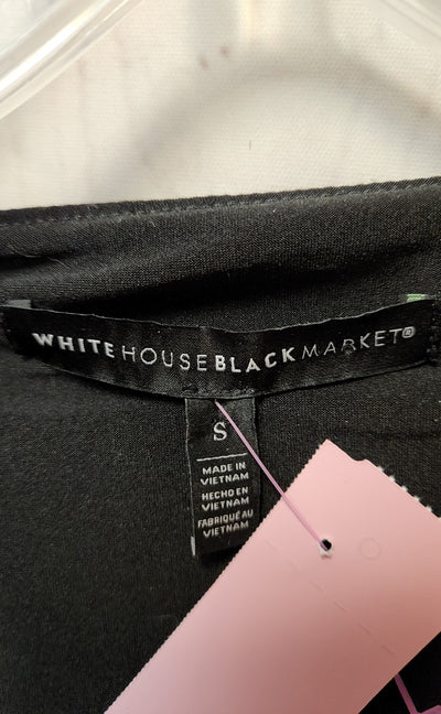 White House Black Market Women's Size S Black Sleeveless Top
