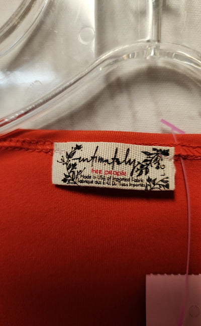 Free People Intimately Women's Size L Red Bodysuit