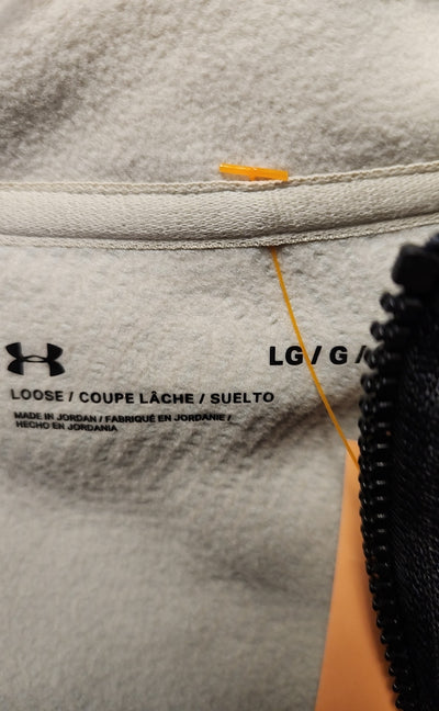 NWT Under Armour Men's Size L Black & Beige Sweatshirt