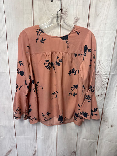 Joie Women's Size S Pink Floral 3/4 Sleeve Top