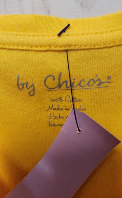 Chico's Women's Size 3 = US XL Yellow Sleeveless Top
