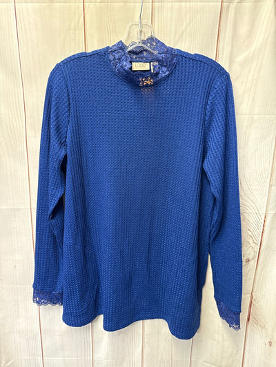 Logo Women's Size S Blue Sweater