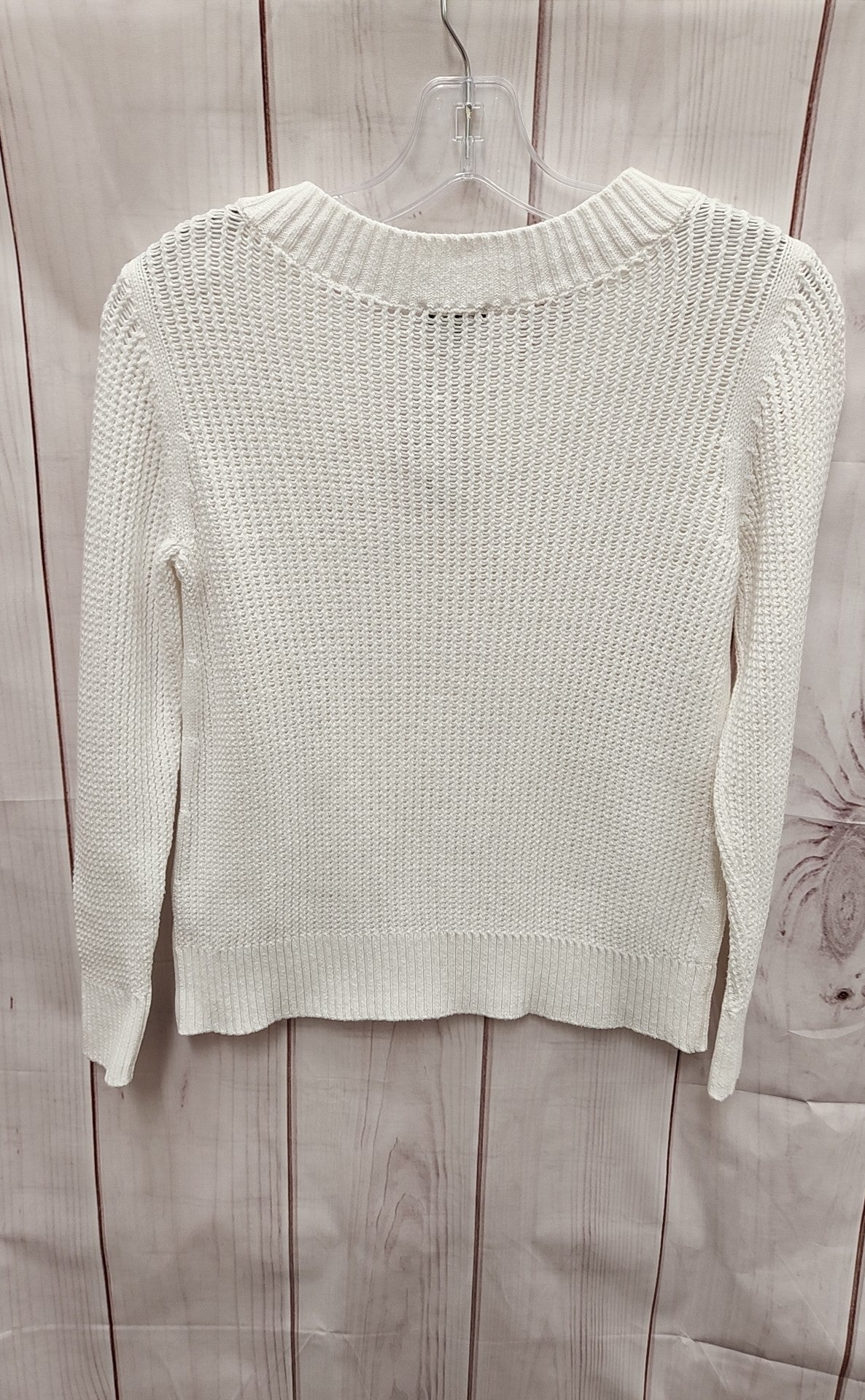 Talbots Women's Size S Petite White Sweater