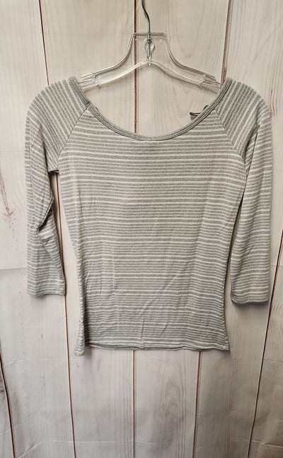 Gap Women's Size S Gray 3/4 Sleeve Top