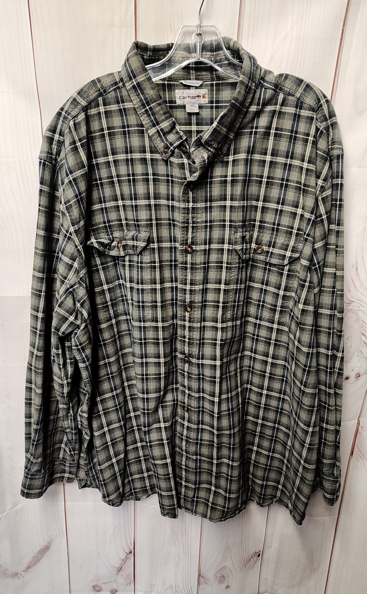 Carhartt Men's Size 3X Gray Shirt