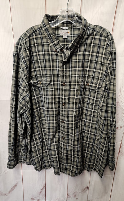 Carhartt Men's Size 3X Gray Shirt