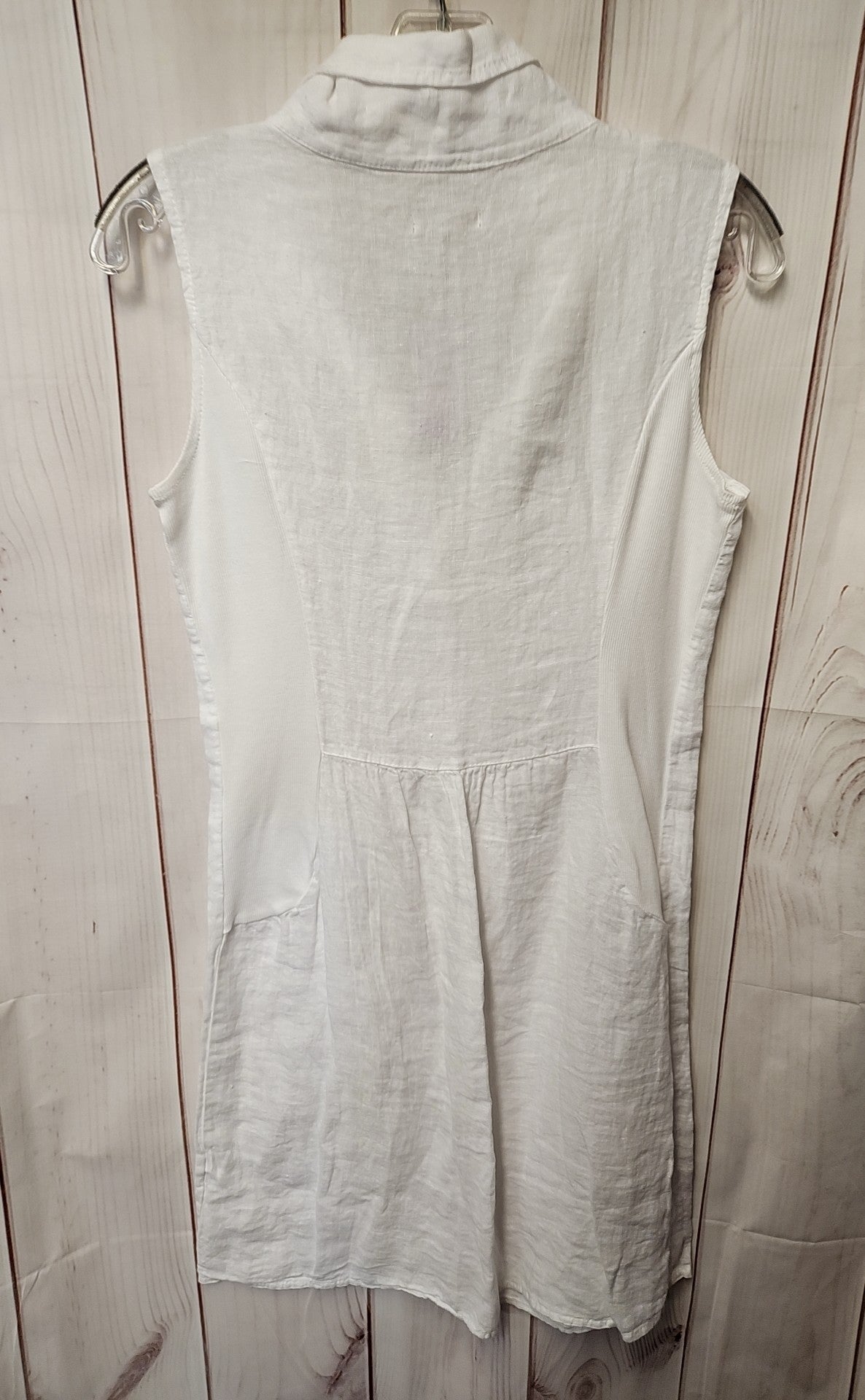 Lina Tomei Women's Size XS White Linen Dress
