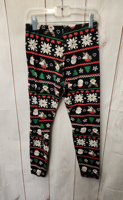 Holiday Time Girl's Size 10/12 Black Leggings