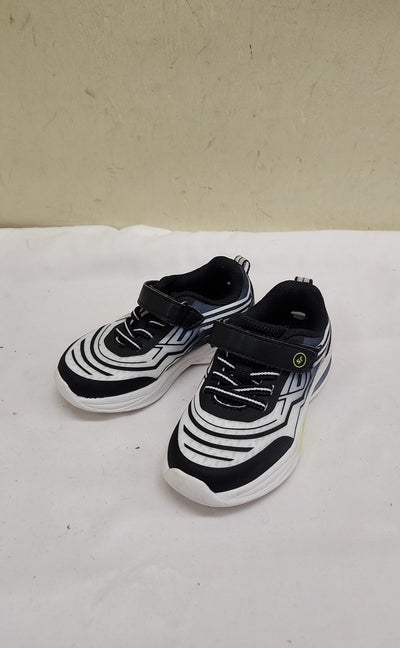 Striderite Boy's Size 7 Black & White Shoes