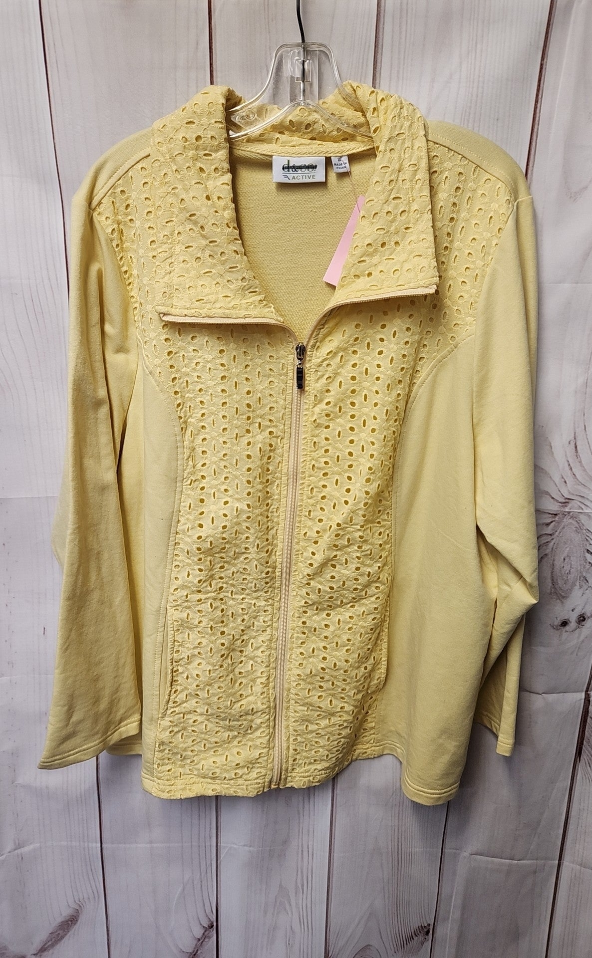 D & Co Women's Size XL Yellow Jacket