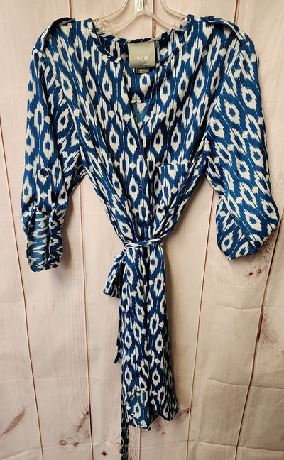 Maeve Anthropologie Women's Size M Blue Dress