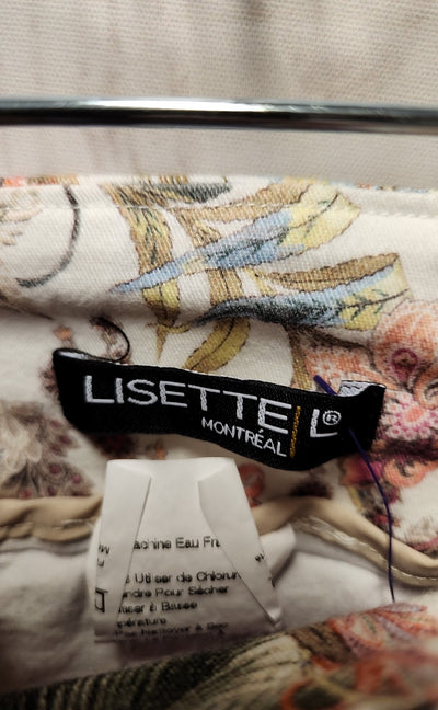 Lisette L Montreal Women's Size 10 White Floral Pants