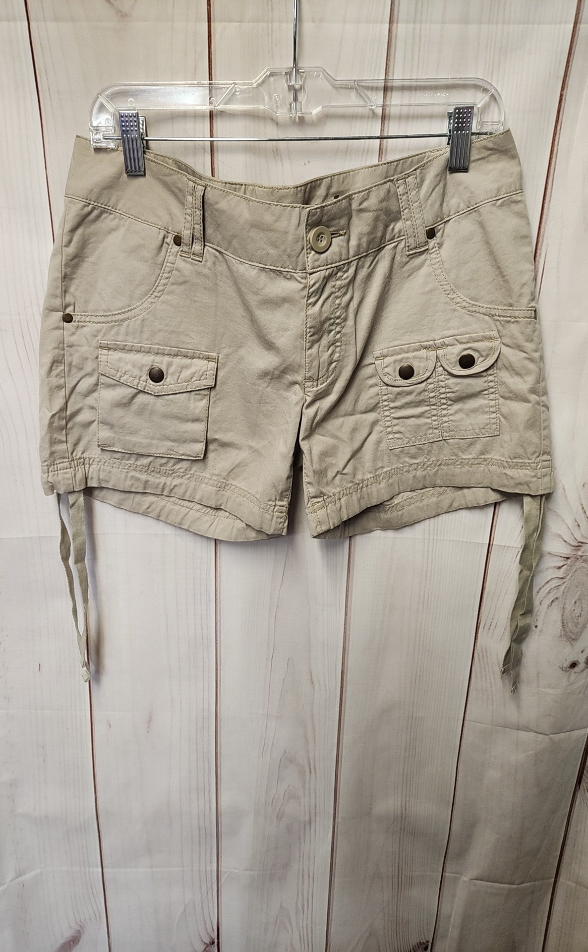Mavi Women's Size 31 (11-12) Beige Shorts