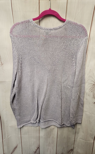 J Jill Women's Size XL Purple Sweater