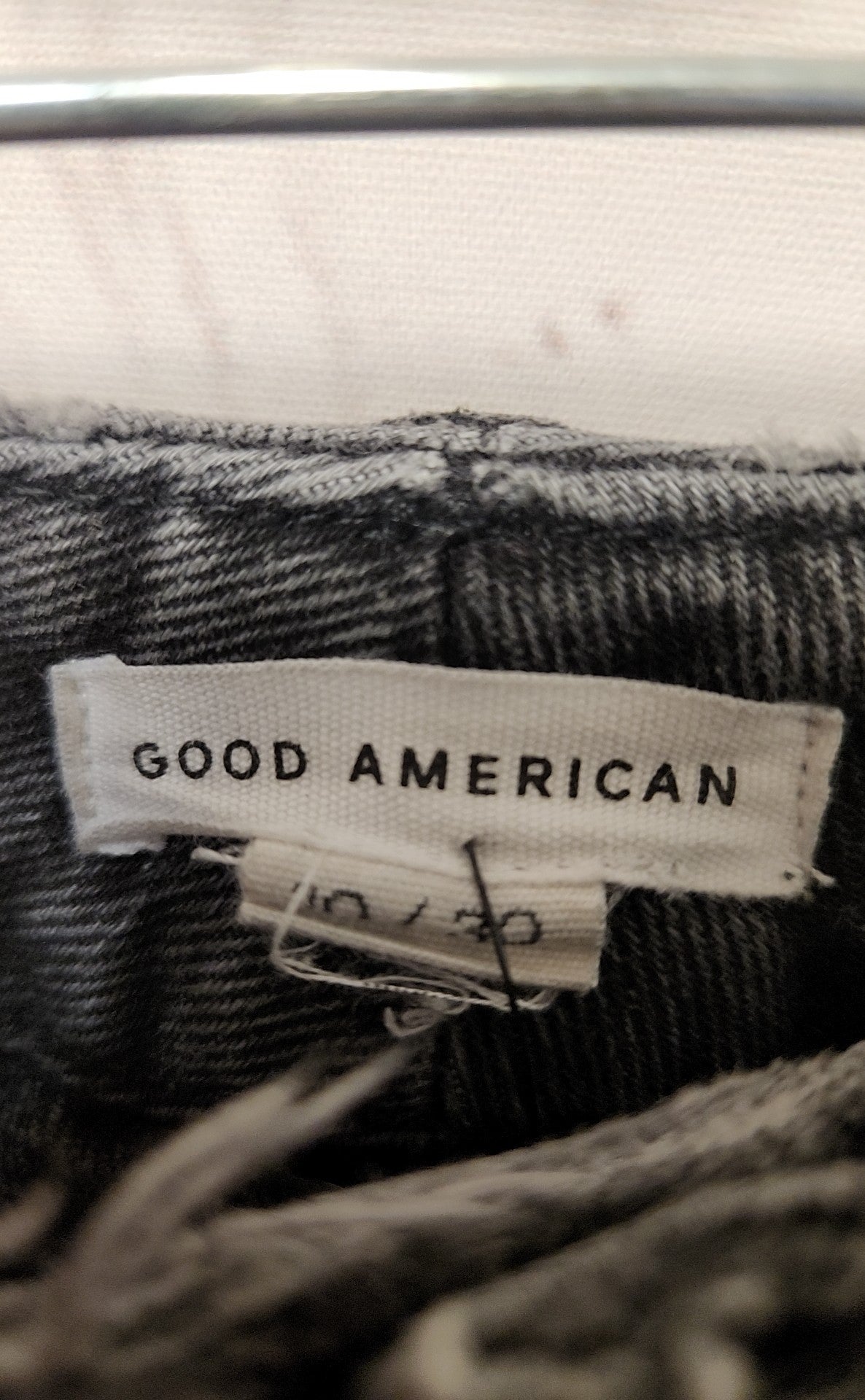 Good American Women's Size 30 (9-10) Black Jeans