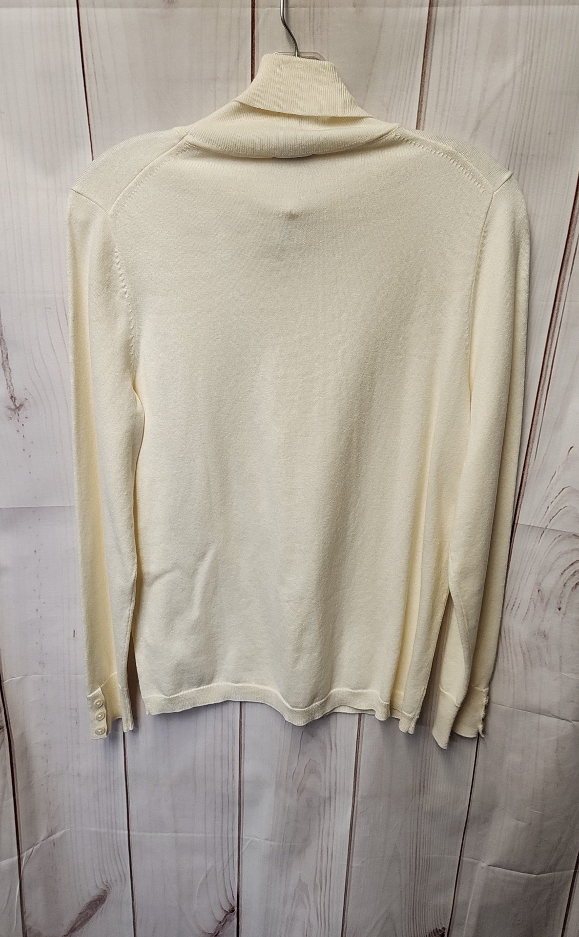 NWT Talbots Women's Size L Petite White Sweater