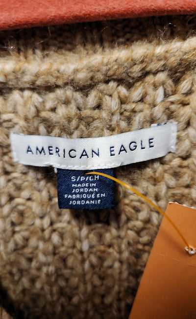 American Eagle Women's Size S Brown Sweater