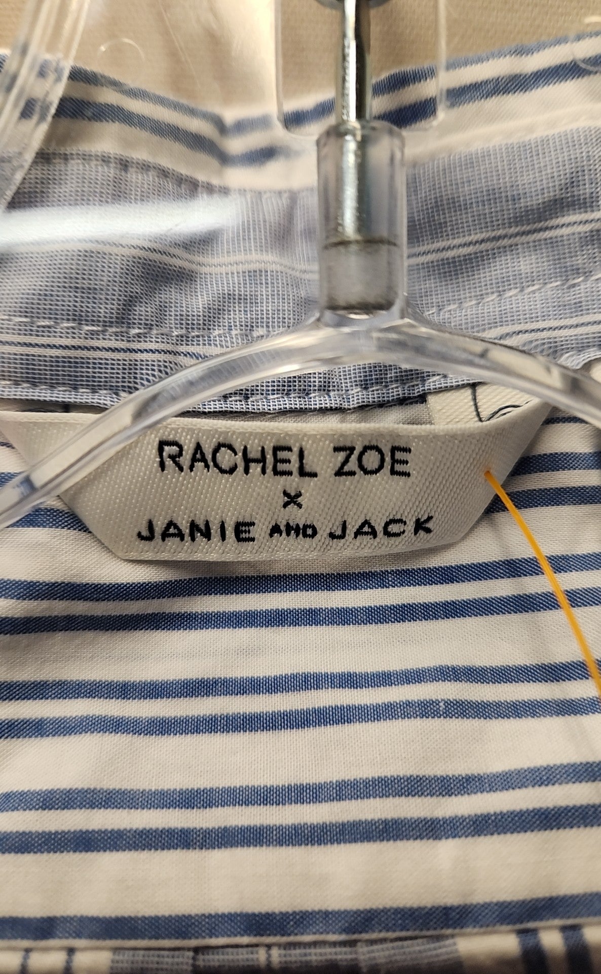 NWT Rachel Zoe x Janie & Jack Boy's Size 12-18 Months Blue Shirt