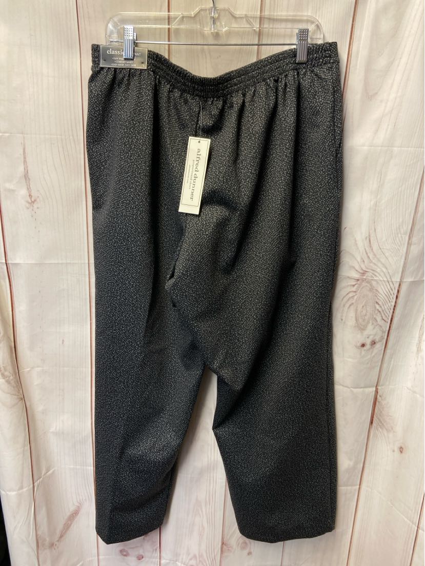 Alfred Dunner Women's Size L Gray Pants