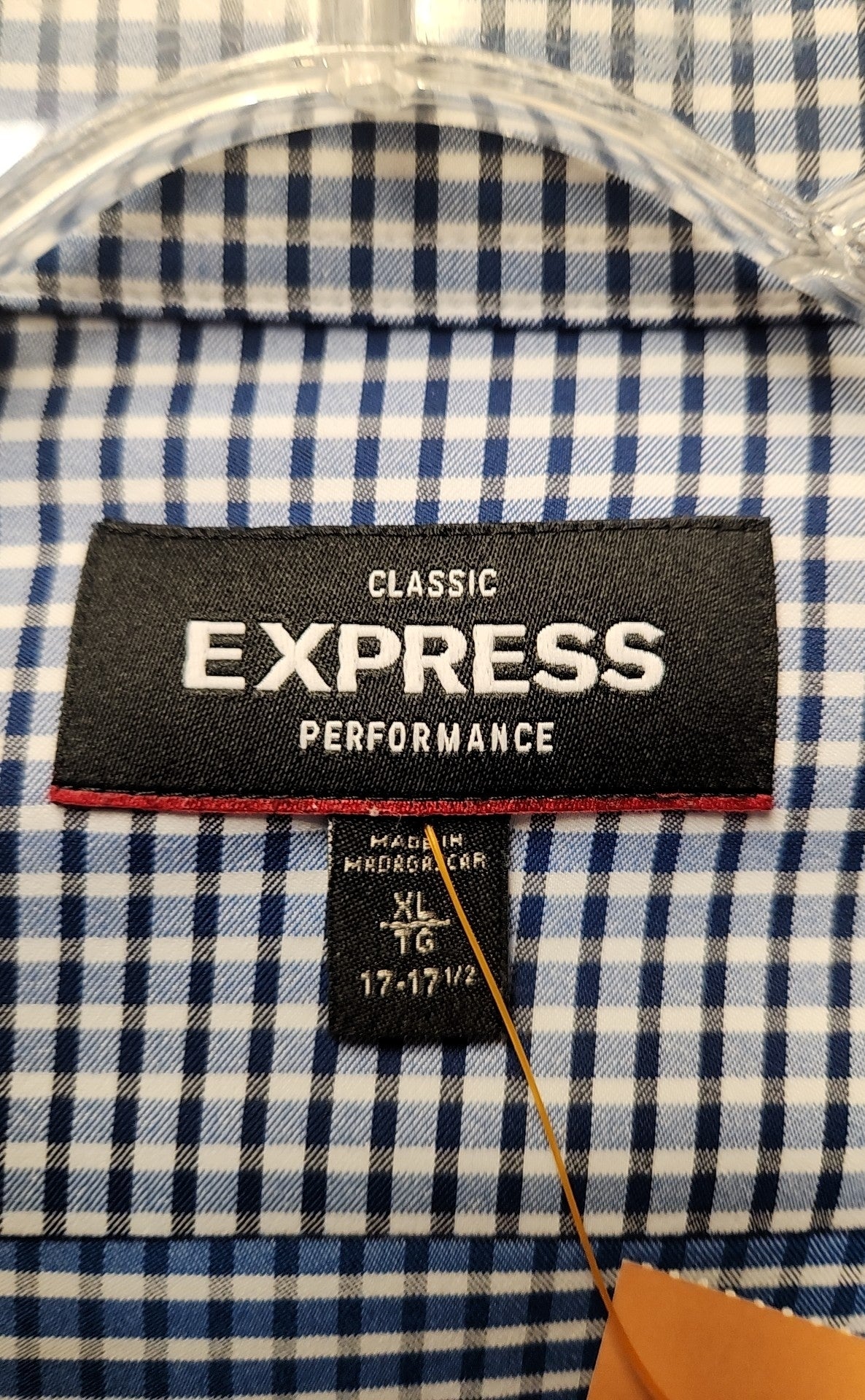 Express Men's Size XL Blue Shirt