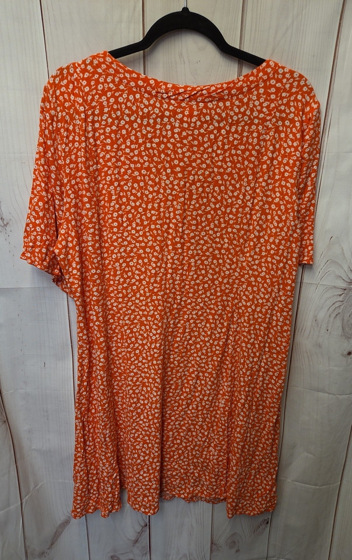 monki orange dress Monki long sleeve midi dress in orange patchwork floral