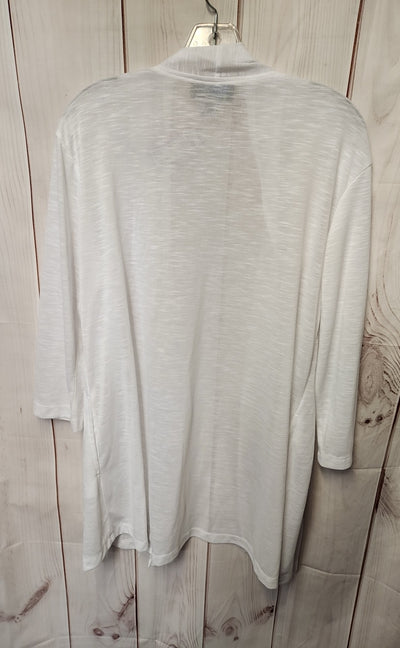 Portocruz Women's Size XL White Cardigan