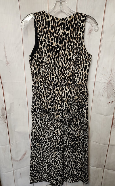 Banana Republic Women's Size 2 Brown Animal Print Jumpsuit