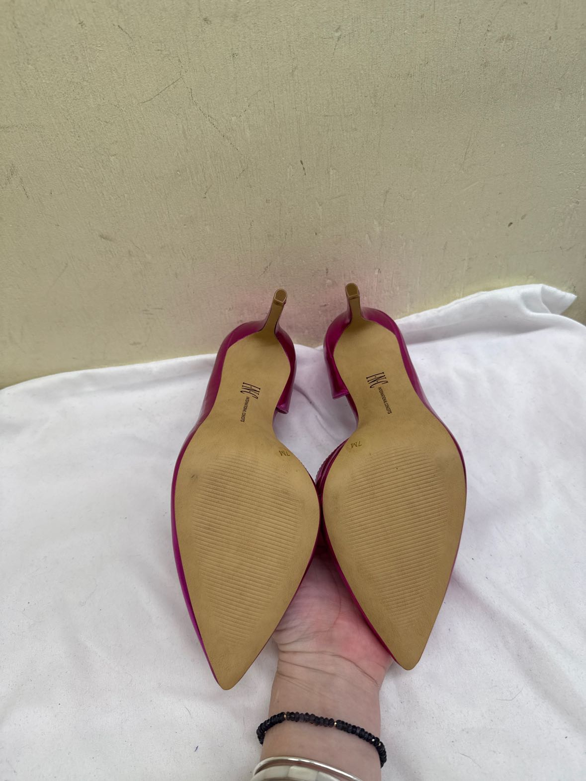 INC Women's Size 7 Pink Pumps Shoes