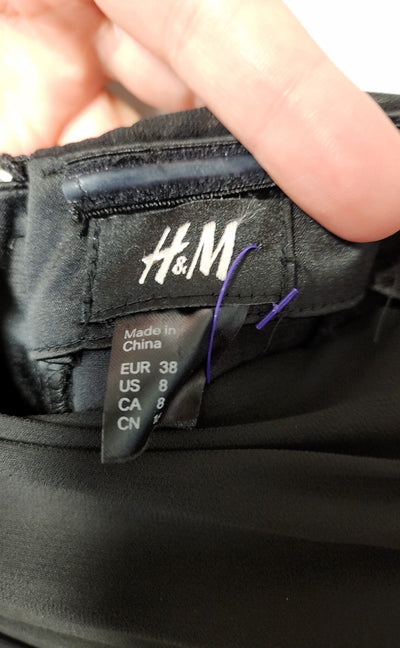 H&M Women's Size 8 Black Dress