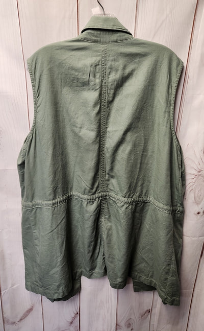 Talbots Women's Size 2X Green Cardigan